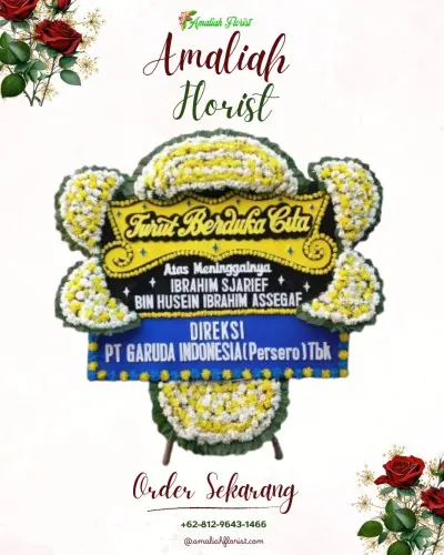 Papan Bunga Duka di Srikayangan