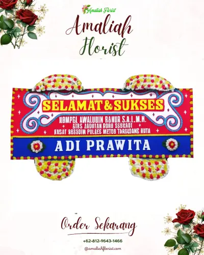 Karangan Bunga Ucapan Selamat di Srikayangan