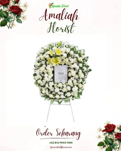 Krans Bunga Duka Cita di Srikayangan
