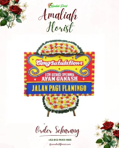 Bunga Papan Congratulation di Srikayangan